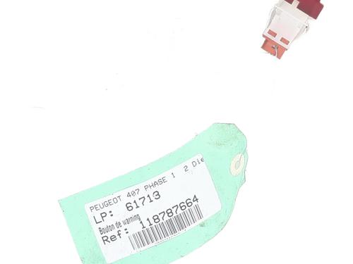 Warning switch PEUGEOT 407 (6D_) 2.0 HDi 135 (6DRHRH, 6DRHRE, 6DRHRG, 6DRHRJ) | BP31604217I22 - Image 5