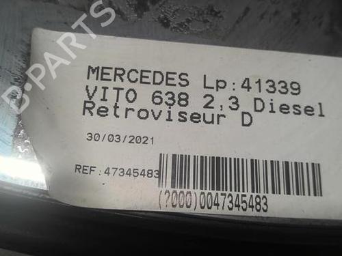 Right mirror MERCEDES-BENZ VITO Van (W638) 110 D 2.3 (638.074, 638.078) | BP20368670C27 
