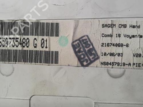 Instrument cluster CITROËN C2 (JM_) 1.4 HDi | BP21728101C47 