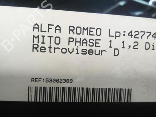 Right mirror ALFA ROMEO MITO (955_) 1.3 MultiJet (955AXP1A, 955AYC1A) | BP21592387C27 