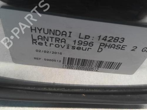 Right mirror HYUNDAI LANTRA II (J-2) 1.9 D | BP21810207C27 