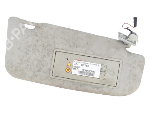 Aletta parasole destra NISSAN QASHQAI I (J10, NJ10) 1.5 dCi (106 hp) 32275495