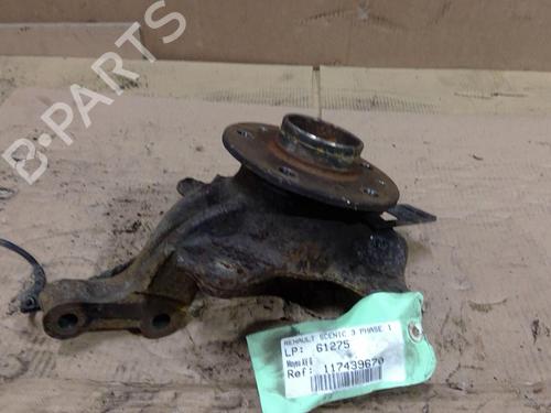Used Left front steering knuckle Left front steering knuckle RENAULT SCÉNIC III (JZ0/1_) 1.5 dCi (110 hp) 31956906 31956906