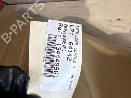 Used Rear right panel Rear right panel MERCEDES-BENZ M-CLASS (W164) ML 320 CDI 4-matic (164.122) (224 hp) 40061674 40061674