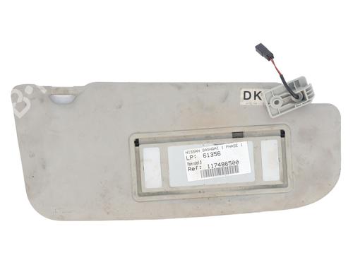 right-sun-visor-nissan-qashqai-i-j10-nj10-2006-2007-2008-2009-2010-2011-2012-2013-2014-2015-30976423 main image