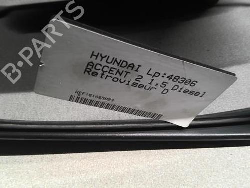 Right mirror HYUNDAI ACCENT II (LC) 1.5 CRDi | BP20362440C27 