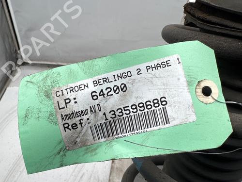 Højre fortil støddæmper Højre fortil støddæmper CITROËN BERLINGO MULTISPACE (B9) [2008-2026] 39729261 39729261