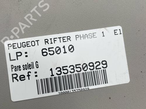 Left sun visor PEUGEOT RIFTER e-Rifter | BP40613418I1 - Image 5