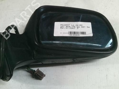 Used Right mirror PEUGEOT 407 (6D_) 1.6 HDi 110 (6D9HZC, 6D9HYC) (109 hp) 21592078
