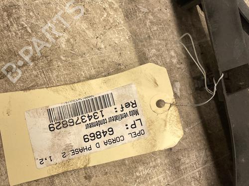 Used Radiator fan Radiator fan OPEL CORSA D (S07) 1.2 (L08, L68) (86 hp) 40061603 40061603
