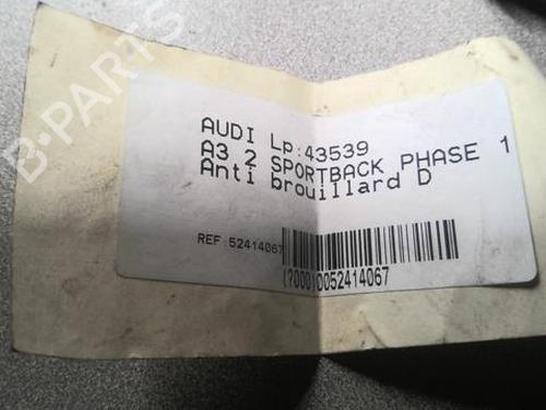 Used Right front fog light Right front fog light AUDI A3 Sportback (8PA) 2.0 TDI 16V (140 hp) 20368600 20368600