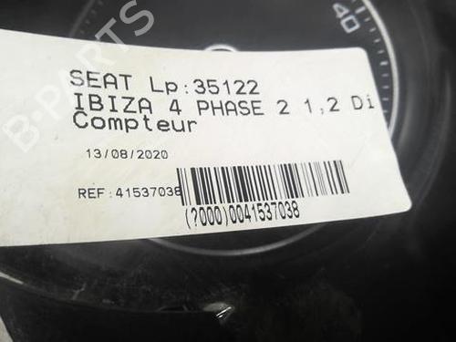 Used Instrument cluster SEAT IBIZA IV (6J5, 6P1) 1.2 TDI (75 hp) 21810133