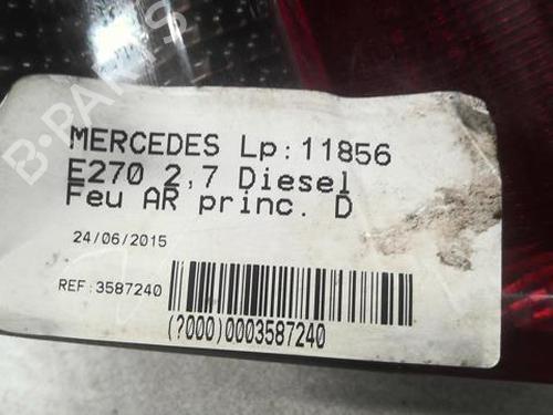 Right taillight MERCEDES-BENZ E-CLASS (W210) E 270 CDI (210.016) | BP20365017C35 