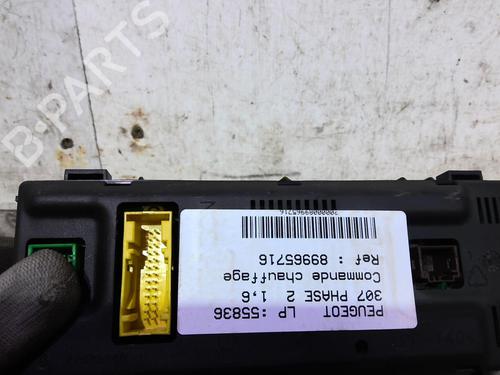 Climate control PEUGEOT 307 (3A/C) 1.6 HDi | BP20365678I5 