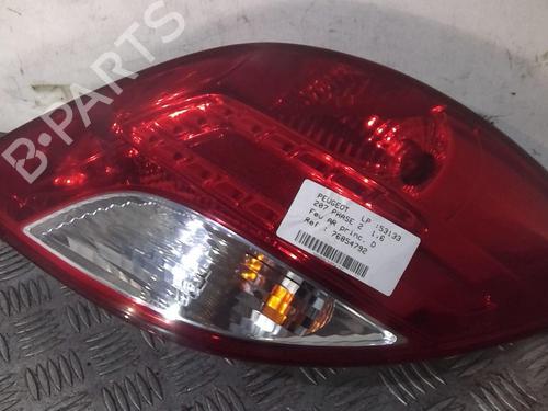 Used Right taillight Right taillight PEUGEOT 207 (WA_, WC_) 1.6 HDi (92 hp) 20369317 20369317