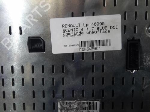 Climate control RENAULT SCÉNIC IV (J9_) 1.7 Blue dCi 120 (J9A7, J9A8) | BP20358079I5 
