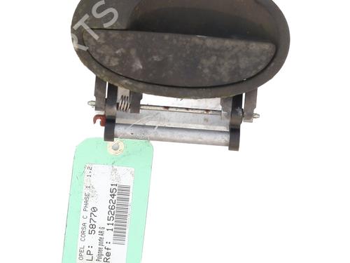 Used Rear left exterior door handle OPEL CORSA C (X01) 1.2 (F08, F68) (75 hp) 30362102