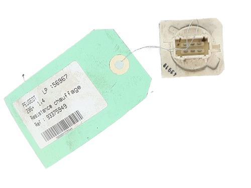 Used Heater resistor Heater resistor PEUGEOT 206+ (2L_, 2M_) 1.4 HDi eco 70 (68 hp) 20356529 20356529