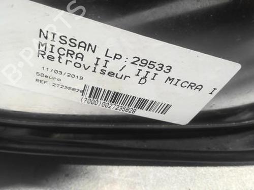 Right mirror NISSAN MICRA II (K11) 1.0 i 16V | BP22000465C27 