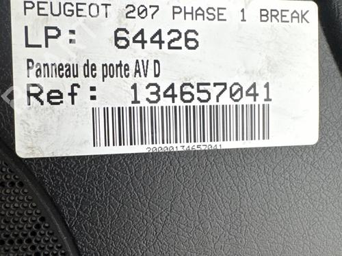 Used Front right panel Front right panel PEUGEOT 207 SW (WK_) 1.6 HDi (90 hp) 40173112 40173112
