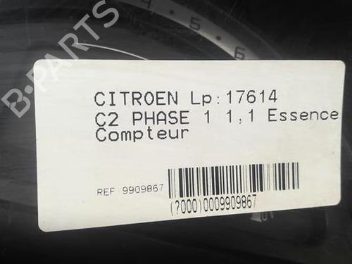 Used Instrument cluster CITROËN C2 (JM_) 1.1 (60 hp) 20370757