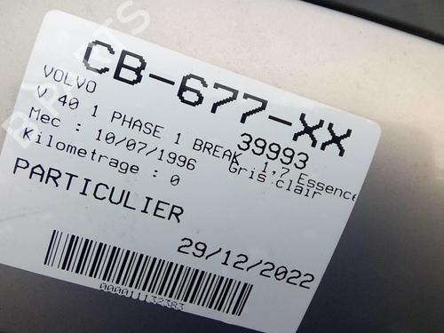 Left taillight VOLVO V40 Estate (645) 1.8 | BP20360533C34 