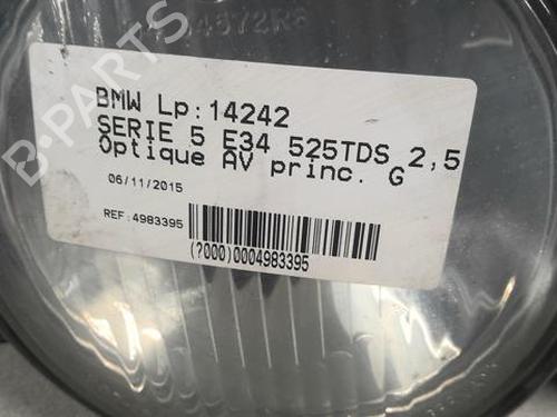 Used Left headlight BMW 5 (E34) 525 tds (143 hp) 20363300