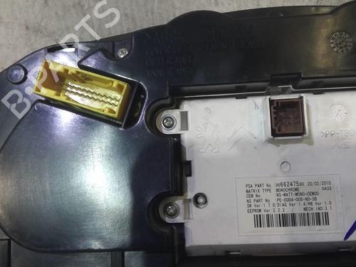 Instrument cluster PEUGEOT 3008 I MPV (0U_) 1.6 HDi | BP20363784C47 