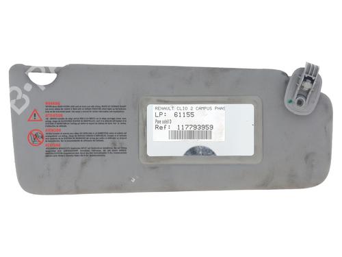 right-sun-visor-renault-clio-ii-bb_-cb_-1998-1999-2000-2001-2002-2003-2004-2005-2006-2007-2008-2009-2010-2011-2012-2013-2014-2015-2016-30976552 main image