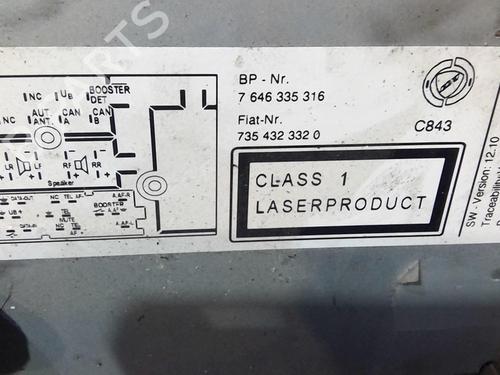Used Radio FIAT CROMA (194_) 1.9 D Multijet (136 hp) 20360365