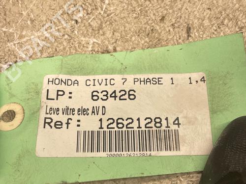 Front right window mechanism HONDA CIVIC VII Hatchback (EU, EP, EV)  | BP36591308C23  - Image 6