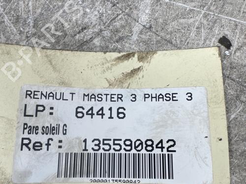 Left sun visor RENAULT MASTER III Van (FV) 2.3 dCi 135 FWD (FV0N, FV08, FV06, FV00, FV1S) | BP40613560I1 - Image 4