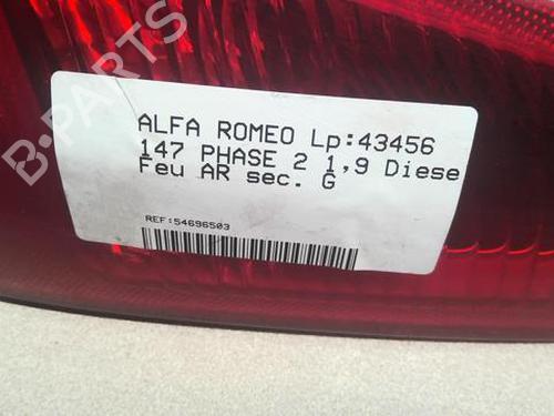Used Left tailgate light Left tailgate light ALFA ROMEO 147 (937_) 1.9 JTD 16V (937.AXM1B, 937.AXS1B) (136 hp) 20718357 20718357