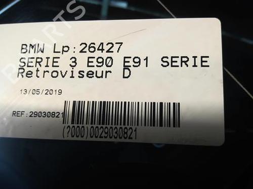 Used Right mirror BMW 3 (E90) 318 d (122 hp) 22000671