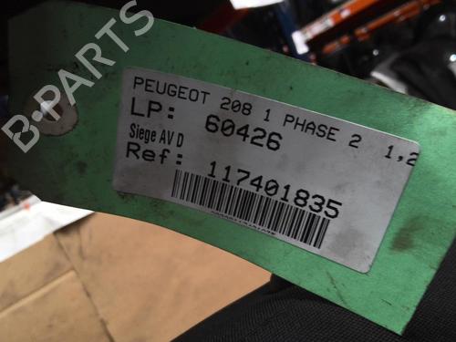 right-front-seat-peugeot-208-i-ca_-cc_-2012-2013-2014-2015-2016-2017-2018-2019-2020-2021-30777397 main image