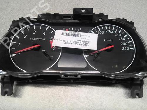 Instrument cluster NISSAN NOTE (E11, NE11) 1.5 dCi | BP21810106C47 