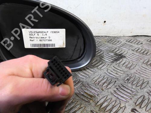 Right mirror VW GOLF V (1K1) 1.4 16V | BP25276320C27 