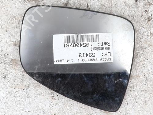 Used Right mirror glass DACIA SANDERO 1.4 (BS0C, BS0A, BS0G, BS1F, BS0E) (75 hp) 26278557