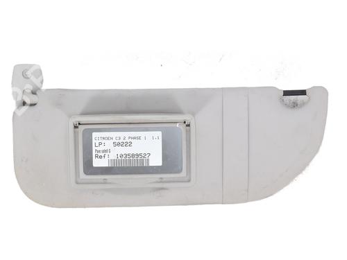 Used Left sun visor Left sun visor CITROËN C3 II (SC_) 1.1 i (60 hp) 24573823 24573823