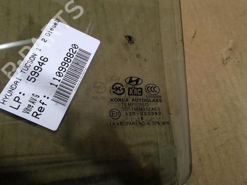 Front left door window HYUNDAI TUCSON (JM) 2.0 CRDi | BP29196873C18 
