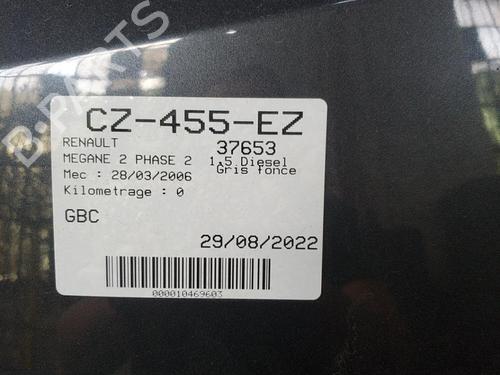 Right front door RENAULT MEGANE II (BM0/1_, CM0/1_) 1.5 dCi (BM1E, CM1E) | BP20362387C3 