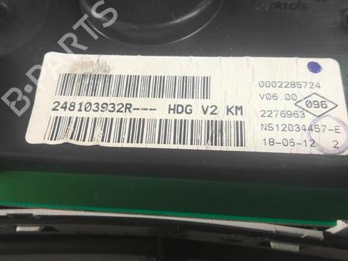 Used Instrument cluster Instrument cluster DACIA LODGY (JS_) 1.5 dCi (JSMC, JSAF) (107 hp) 21663436 21663436