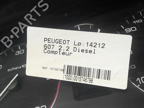 Used Instrument cluster Instrument cluster PEUGEOT 607 (9D, 9U) 2.2 HDi (133 hp) 21663427 21663427