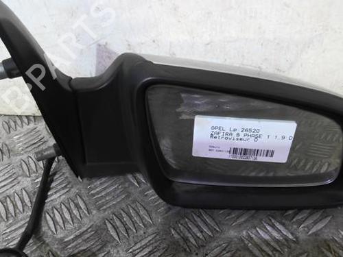 Right mirror OPEL ZAFIRA / ZAFIRA FAMILY B (A05) 1.9 CDTI (M75) | BP21999660C27 