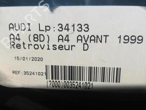 Right mirror AUDI A4 B5 Avant (8D5) 1.9 TDI | BP22001637C27 