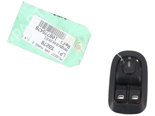 Used Left front window switch Left front window switch PEUGEOT 206 Hatchback (2A/C) 1.4 HDi eco 70 (68 hp) 27508420 27508420
