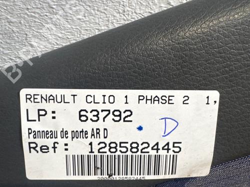 Bageste højre beklædning Bageste højre beklædning RENAULT CLIO I (B/C57_, 5/357_) 1.9 D (B/C/S576, B/C/S57L) (64 hp) 36955795 36955795