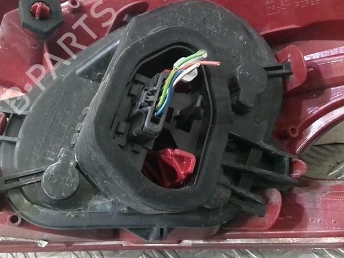 Used Left taillight PEUGEOT 208 I (CA_, CC_) 1.4 HDi (68 hp) 20355217