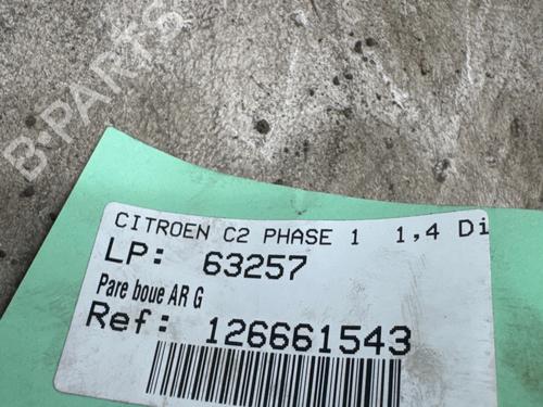 Used Wheel arch Wheel arch CITROËN C2 (JM_) 1.4 HDi (68 hp) 36184813 36184813