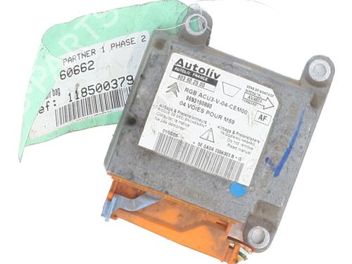 Used ECU airbags PEUGEOT PARTNER MPV (5_, G_) 2.0 HDI (90 hp) 31301921